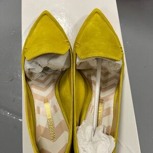 Nicholas Kirkwood Yellow Suede Beya Loafers